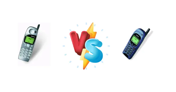 Nokia 5110 vs Nokia 6150