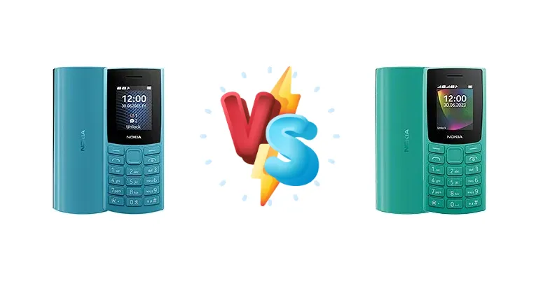 Nokia 105 4G (2023) vs Nokia 106 (2023)