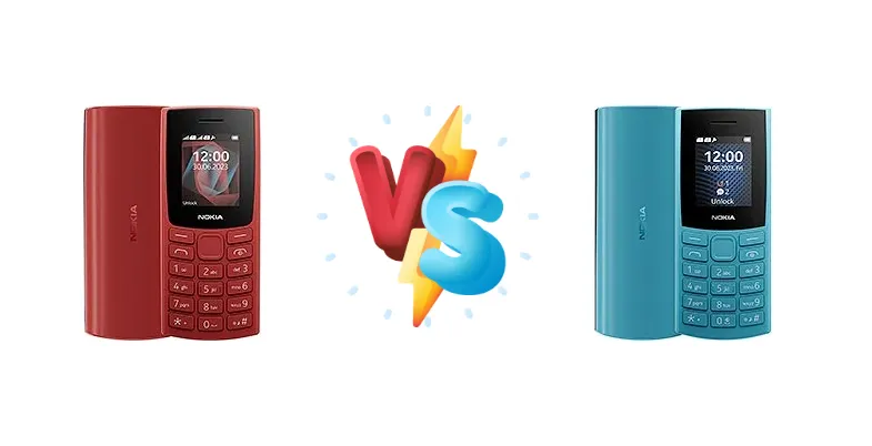 Nokia 105 (2023) vs Nokia 105 4G (2023)