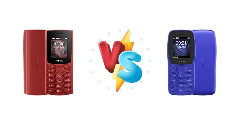 Nokia 105 (2023) vs Nokia 105 (2022)