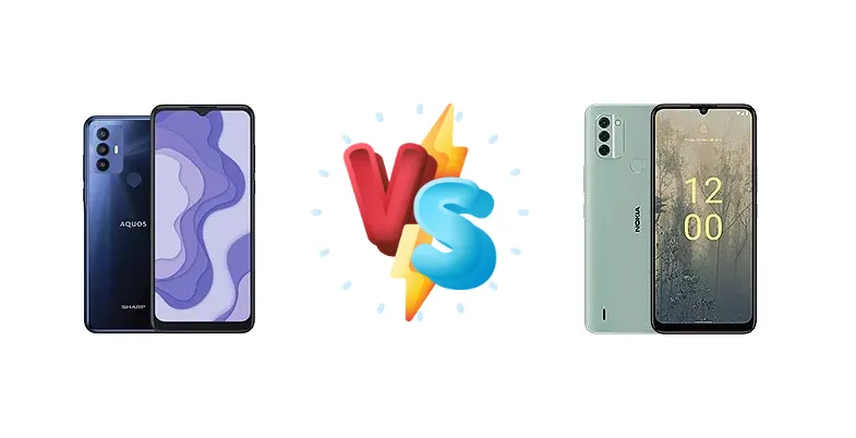 Sharp Aquos V6 Plus vs Nokia C31