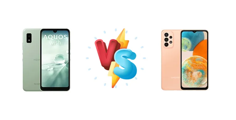 Sharp Aquos wish vs Samsung Galaxy A23 5G