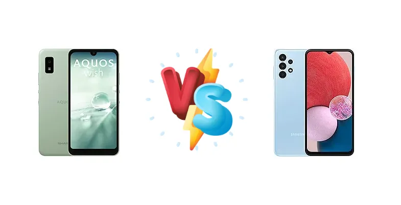 Sharp Aquos wish vs Samsung Galaxy A13 (SM-A137)