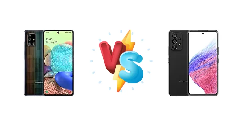 A71 5G UW vs A53 5G: Which Samsung Reigns?