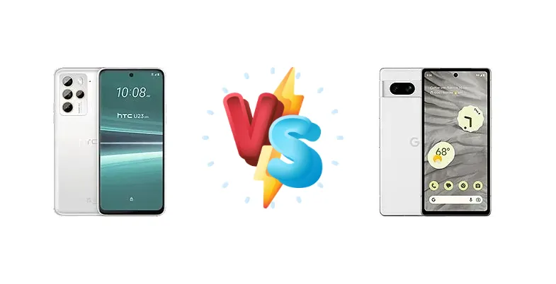 HTC U23 Pro vs Google Pixel 7a