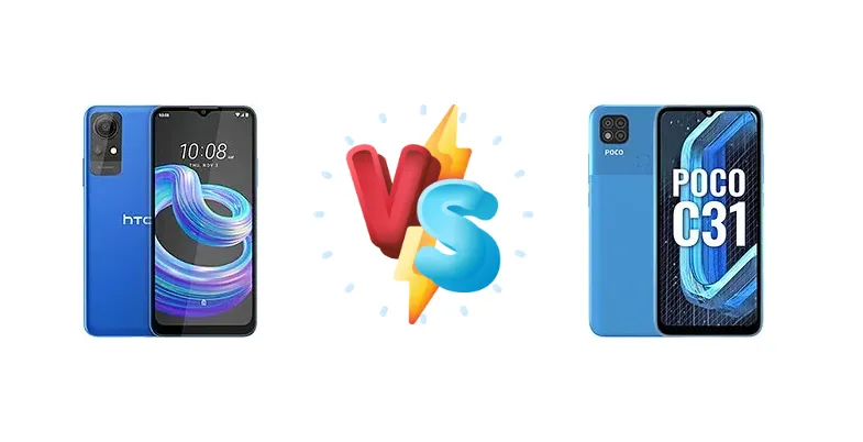 HTC Wildfire E3 lite vs Xiaomi Poco C31