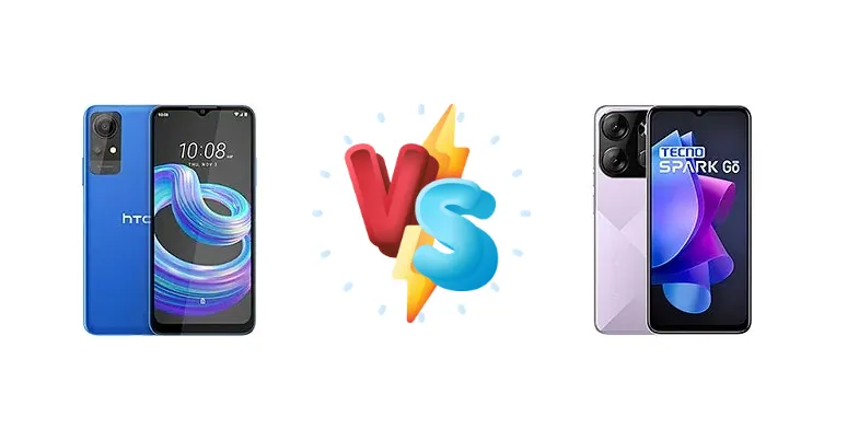 HTC Wildfire E3 lite vs Tecno Spark Go 2023