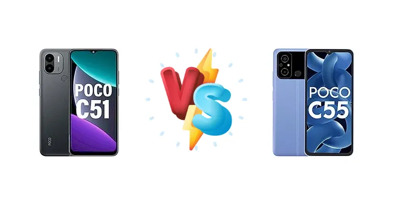 Xiaomi Poco C51 vs Xiaomi Poco C55