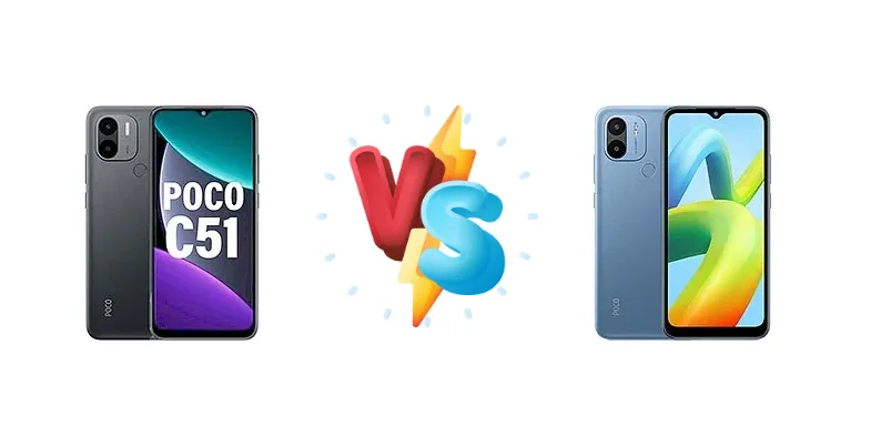 Xiaomi Poco C51 vs Xiaomi Poco C50