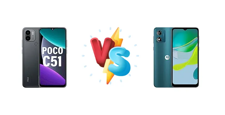 Xiaomi Poco C51 vs Motorola Moto E13