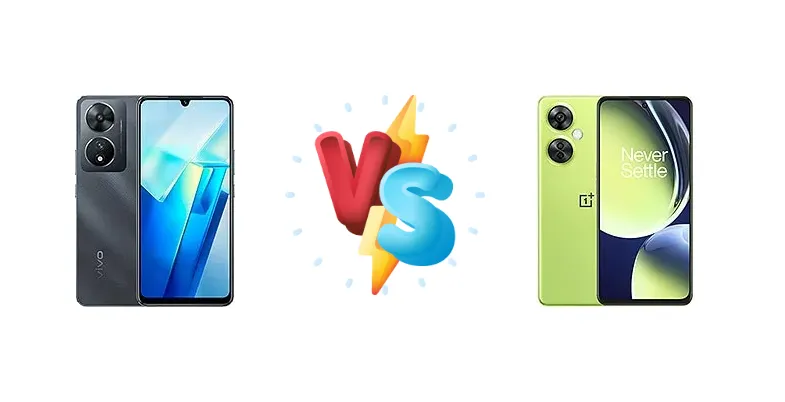 vivo T2 (India) vs OnePlus Nord CE 3 Lite