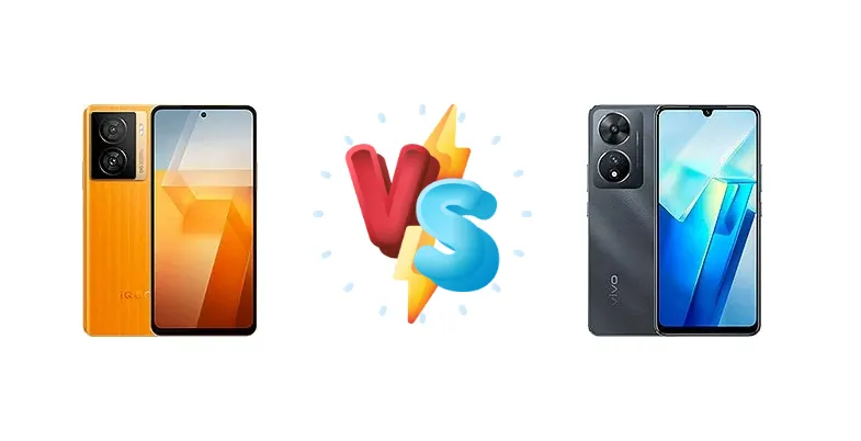 vivo iQOO Z7 (China) vs vivo T2 (India)