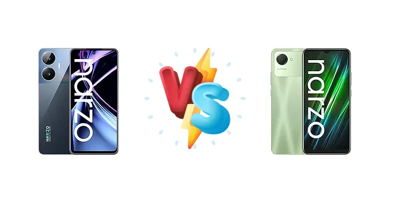 Realme Narzo N55 vs Realme Narzo 50i Prime