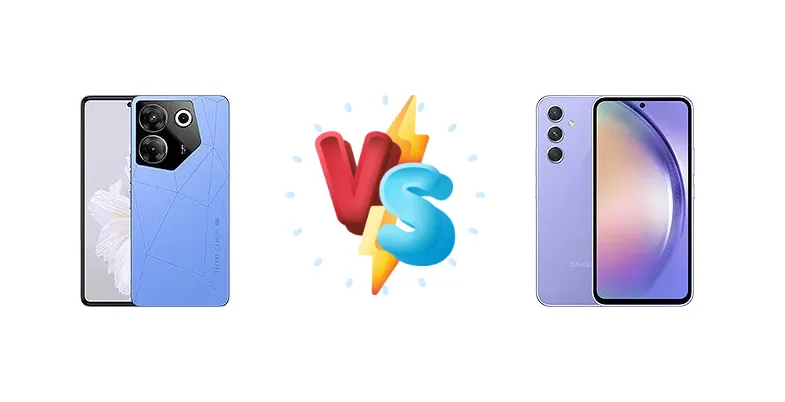 Tecno Camon 20 Pro 5G vs Samsung Galaxy A54