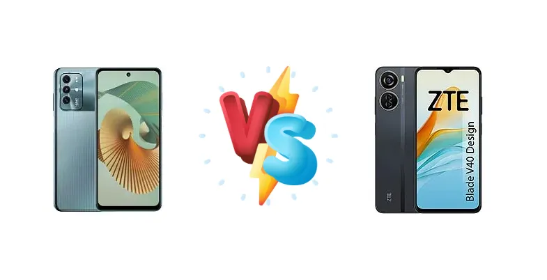 ZTE Blade V40 vs ZTE Blade V40 Design
