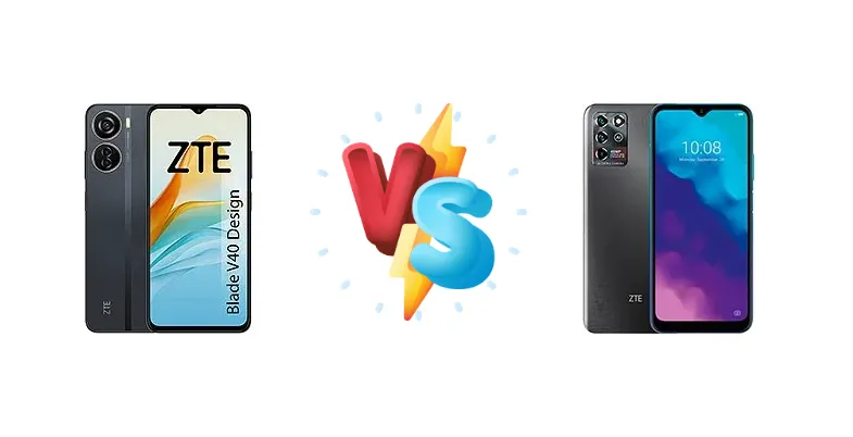 ZTE Blade V40 Design vs ZTE Blade V30 Vita