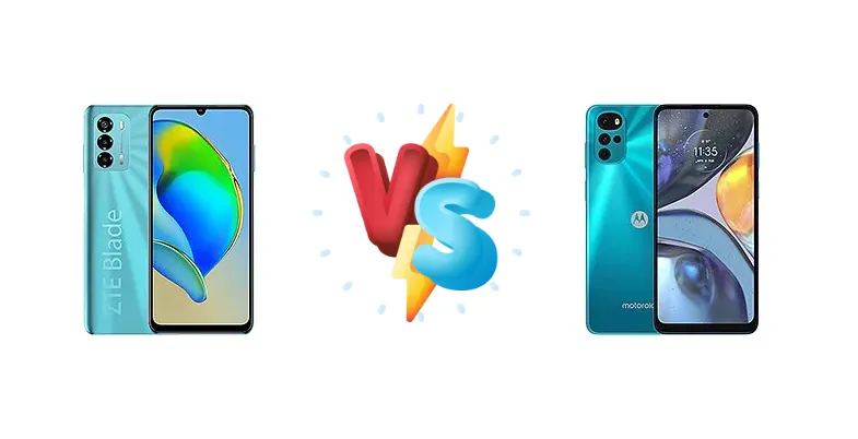 ZTE Blade V40 Vita vs Motorola Moto G22