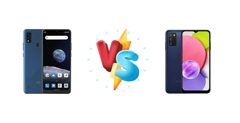 ZTE Blade A7P vs Samsung Galaxy A03s