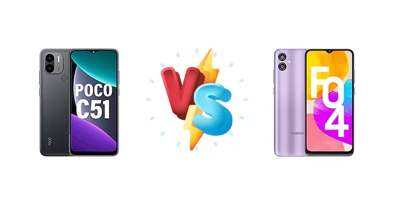 Xiaomi Poco C51 vs Samsung Galaxy F04