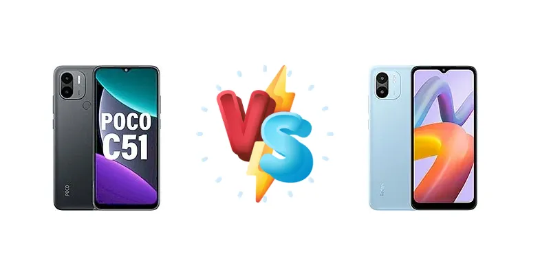 Xiaomi Poco C51 vs Xiaomi Redmi A2