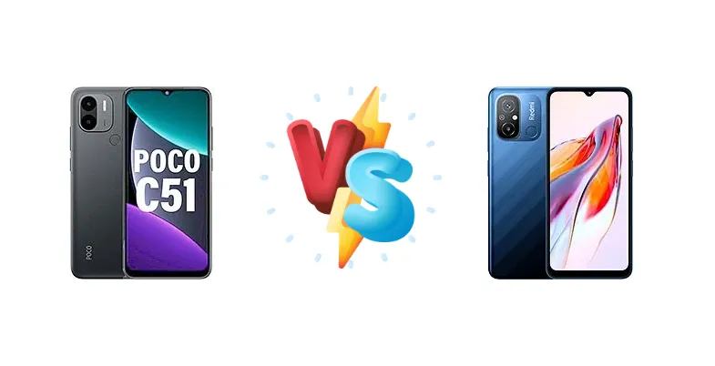 Xiaomi Poco C51 vs Xiaomi Redmi 12C