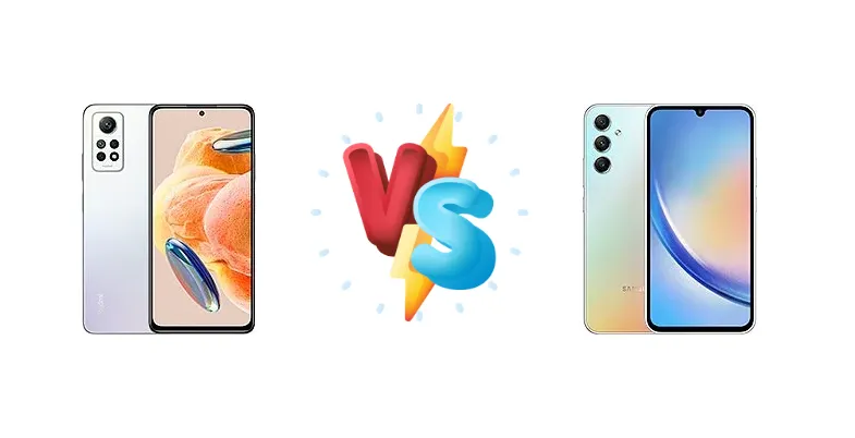 Xiaomi Redmi Note 12 Pro 4G vs Samsung Galaxy A34
