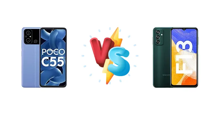 Xiaomi Poco C55 vs Samsung Galaxy F13