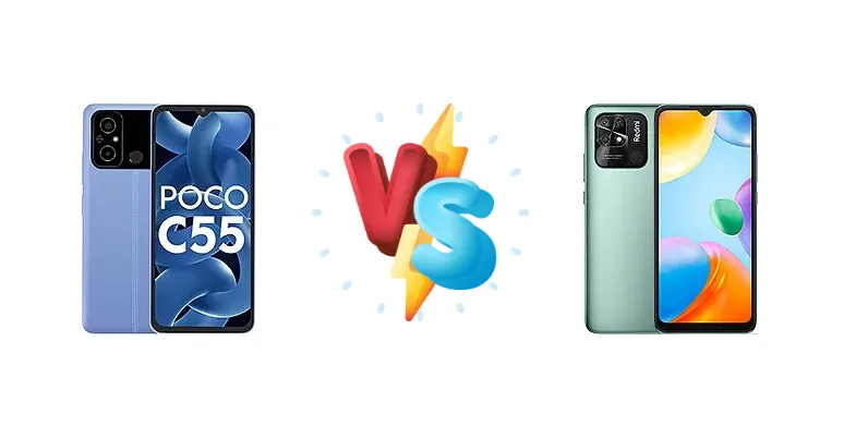 Xiaomi Poco C55 vs Xiaomi Redmi 10C