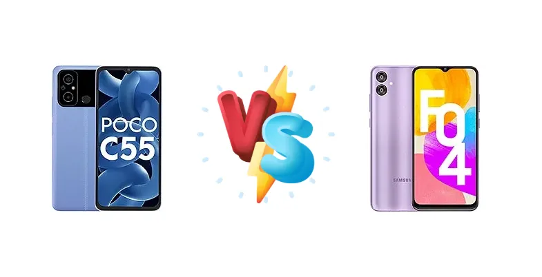 Xiaomi Poco C55 vs Samsung Galaxy F04