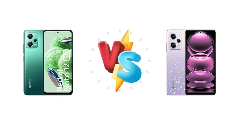 Xiaomi Redmi Note 12 vs Xiaomi Redmi Note 12 Pro