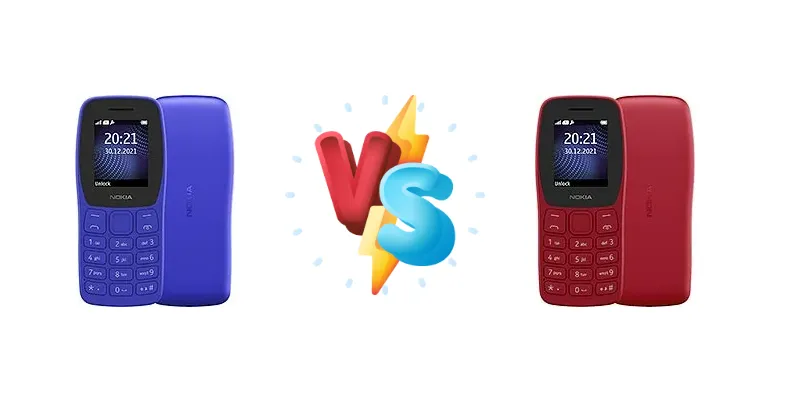 Nokia 105 (2022) vs Nokia 105+ (2022)
