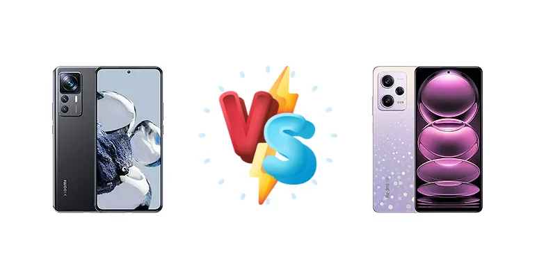 Xiaomi 12T Pro vs Xiaomi Redmi Note 12 Pro