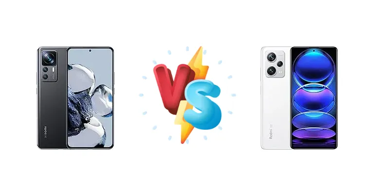 Xiaomi 12T Pro vs Xiaomi Redmi Note 12 Pro+