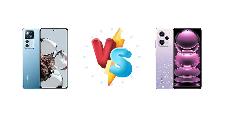 Xiaomi 12T vs Xiaomi Redmi Note 12 Pro