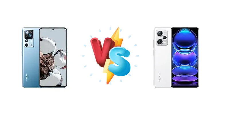Xiaomi 12T vs Xiaomi Redmi Note 12 Pro+