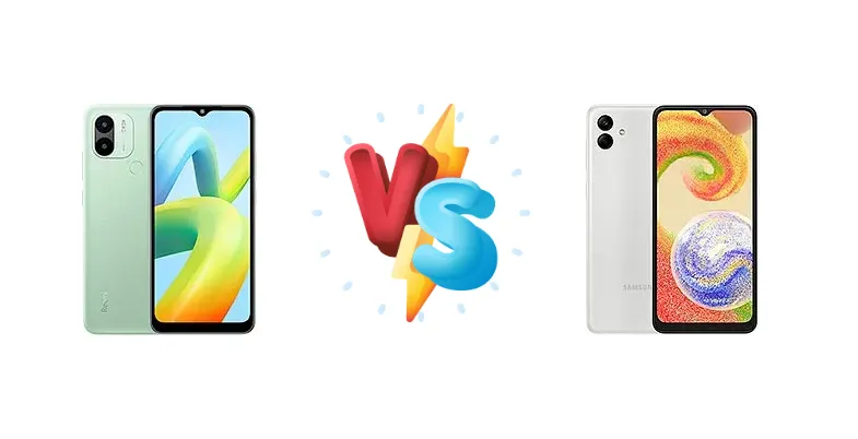 Xiaomi Redmi A1+ vs Samsung Galaxy A04