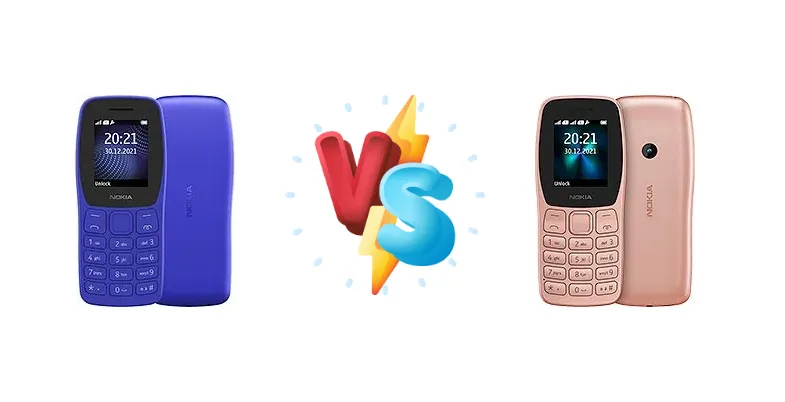 Nokia 105 (2022) vs Nokia 110 (2022)