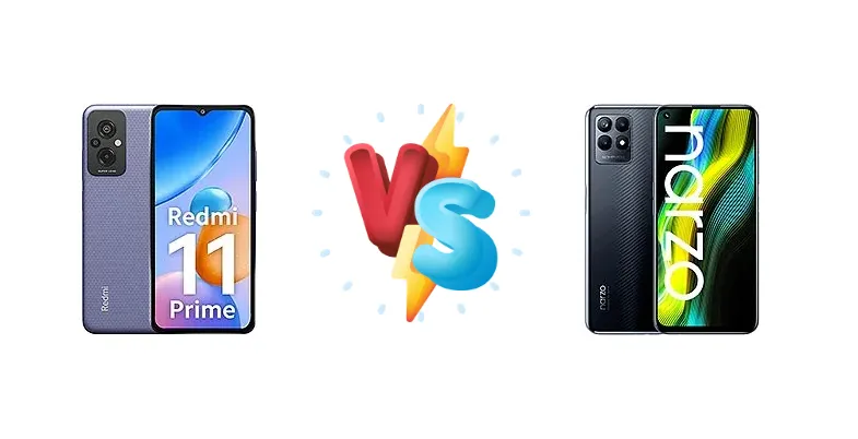 Xiaomi Redmi 11 Prime vs Realme Narzo 50
