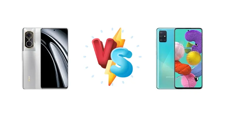 Wiko 5G vs Samsung Galaxy A51