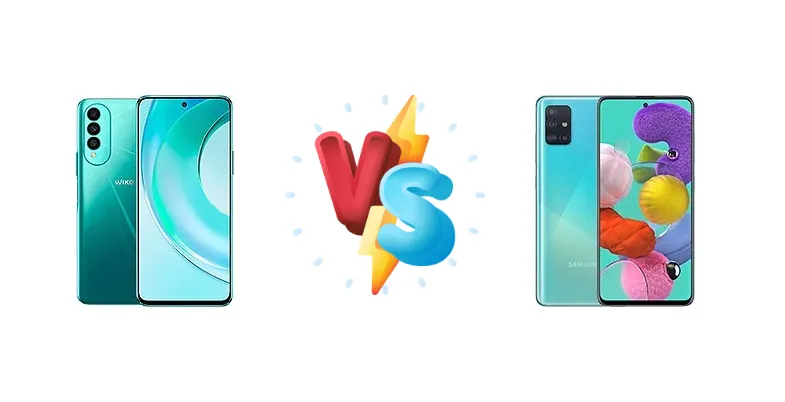 Wiko T50 vs Samsung Galaxy A51