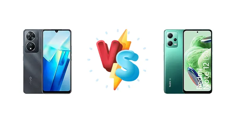 vivo T2 (India) vs Xiaomi Redmi Note 12
