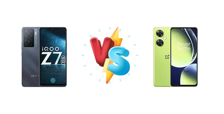vivo iQOO Z7 vs OnePlus Nord CE 3 Lite
