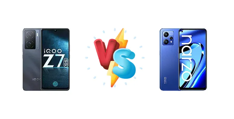 vivo iQOO Z7 vs Realme Narzo 50 Pro