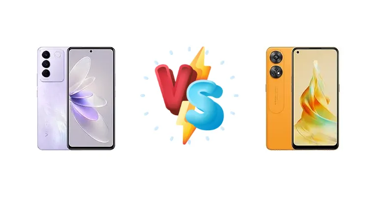 vivo V27e vs Oppo Reno8 T