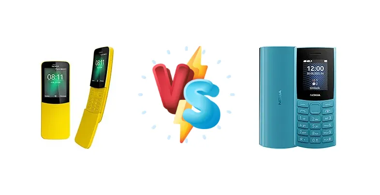 Nokia 8110 4G vs 105 4G (2023): Retro vs. Budget