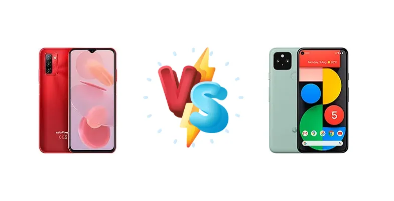 Ulefone Note 12P vs Google Pixel 5