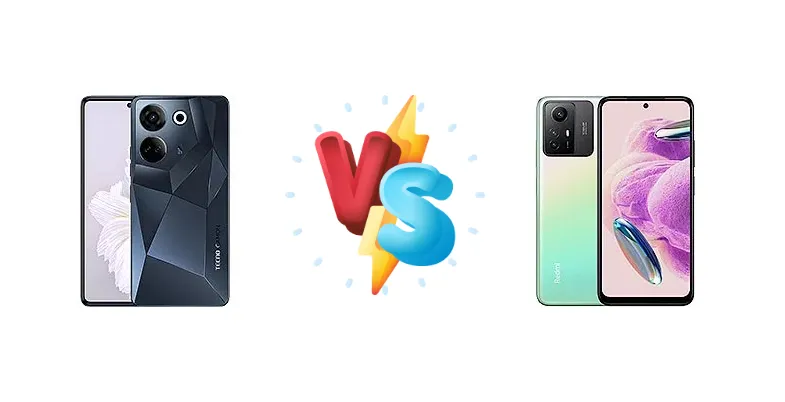 Tecno Camon 20 Pro vs Xiaomi Redmi Note 12S