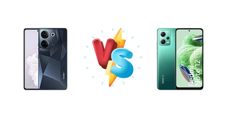 Tecno Camon 20 vs Xiaomi Redmi Note 12