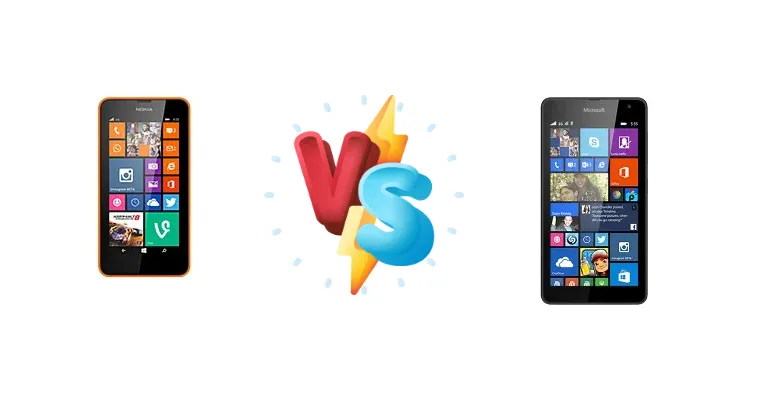 Nokia Lumia 635 vs Microsoft Lumia 535