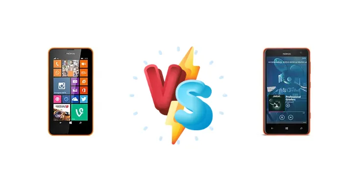 Nokia Lumia 635 vs Nokia Lumia 625